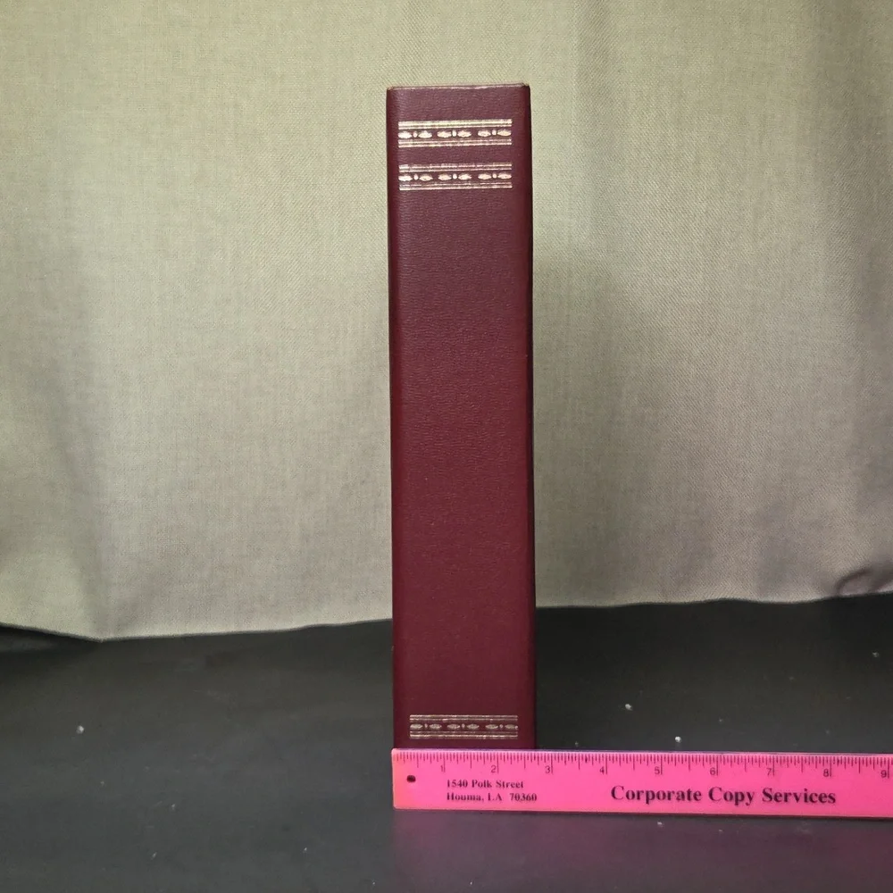 Thompson Bonded Leather Photo Album W/sleeves, A Fathers Legacy Book